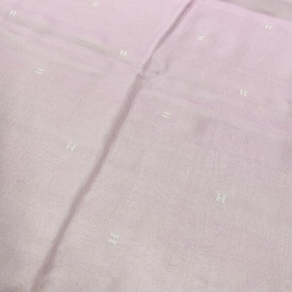 HERMES Light Purple Gray Scarf bran-252-091025 - Picture 2 of 6